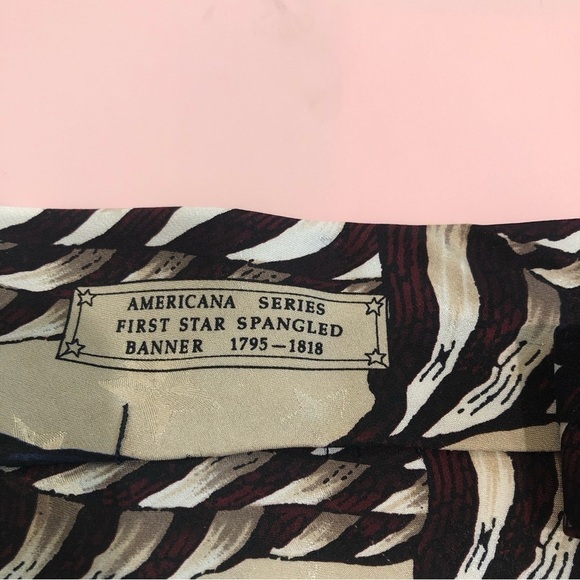 TANGO by Max Raab silk tie Americana Series The First Star Spangled Banner - Picture 4 of 5